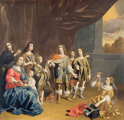 Cornelia and Her Jewels by Jan van Bijlert or Bylert